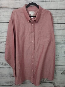 Kings Court Button Down Shirt Big Mens Size 20 37/38 Pink Casual Statement - Picture 1 of 6