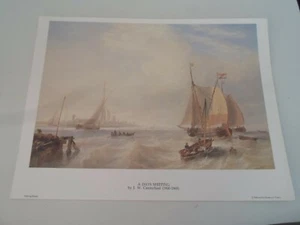 A DAYS SHIPPING by J W Carmichael (1800-1868) Fishing Boats Repro Print §DJ359 - Picture 1 of 5