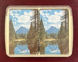 Vintage Kongress SPIELKARTEN Paar Decks mit Etui US Spielkarte Co. - Bild 1 von 4