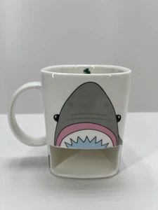 Shark Jaws Diver Fisherman coffee mug cup ceramic novelty cookie holder - Bild 1 von 8