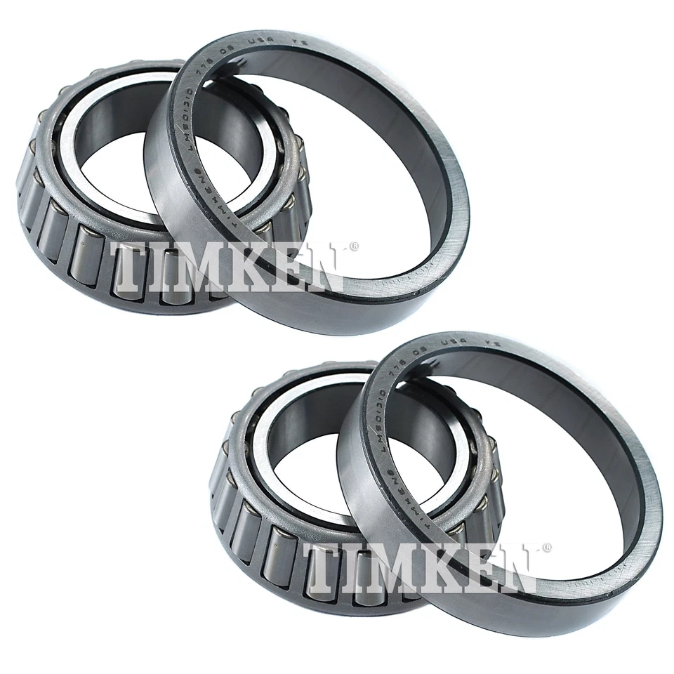 Pair Set of 2 Rear Inner Timken Wheel Bearings for Dodge Colt Hyundai Scoupe FWD - Image 1 of 1