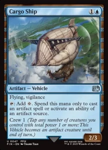 MTG Magic FIN Final Fantasy - 1x EN NM 0047 U Cargo Ship - Picture 1 of 1