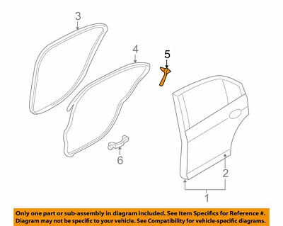 Cinta negra Ford 2006-2012 OEM Fusion Lincoln MKZ Milan 5G1Z5421702A nueva en paquete Foto 1 de 3