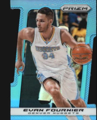 2013-14 Panini Prizm Prizms Light Blue Die Cut #115 Evan Fournier /199 - NM-MT - Image 1 of 2