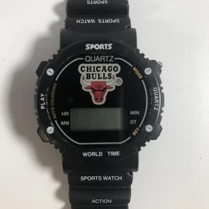 Chicago bulls vintage quartz sports watch wheaties mens Basketball 90’s Untested - Picture 1 of 6
