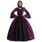 Women's Victorian Rococo Dress Inspiration Maiden Costume 3X-Large Purple