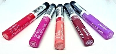New Wet N Wild MegaSlicks Lip Gloss Ultra Glossy Lipstick Choose from 5 Colors - Image 1 of 2