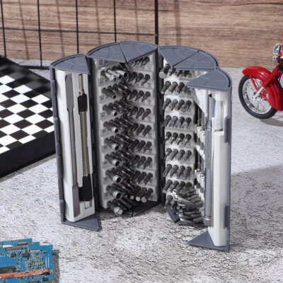 128 in 1 Precision Screwdriver Set Magnetic Bit Kit Multi-Function Stainless UK - Image 1 of 4