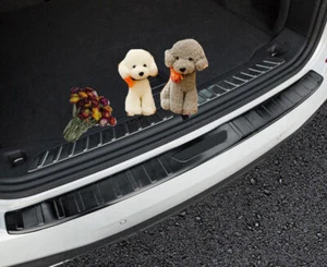 For BMW X3 G01 2018-21 Black Steel Outer Rear Bumper Protector Trunk Plate Guard - Imagen 1 de 8