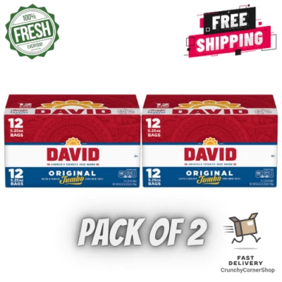 Paquete de 2 semillas de girasol David Jumbo, 5,25 oz., 12 paquetes ENVÍO GRATIS Foto 1 de 4