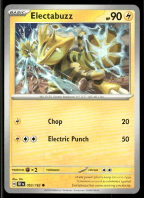 SV05: Temporal Forces #053/162 Electabuzz - Image 1 of 2