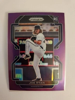 2022 Panini Prizm - Joe Ryan #81 Purple Prizm (RC) - Image 1 of 2