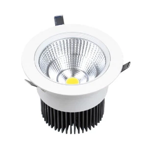 Dimmable/Not LED COB Ceiling Light Fixture Recessed Lamp Downlight Glass Bedroom - Picture 1 of 7