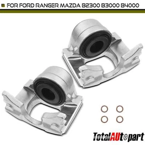 New 2x Brake Caliper w/o Bracket for Ford Ranger Mazda B2300 B3000 Front L & R - Picture 1 of 8