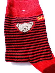Steiff Classic Calcetines, Rojo, Azul Oscuro de Rayas Talla 86-116 - Picture 1 of 1