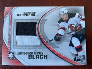 11-12 ITG HEROES & PROSPECTS GAME USED JERSEYS BLACK - ALEXANDER VASYUNOV #M-06 - Picture 1 of 1