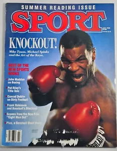 Mike Tyson Vintage Mag Pat Riley John Madden Tyson Memorabilia Coverschaden - Bild 1 von 8