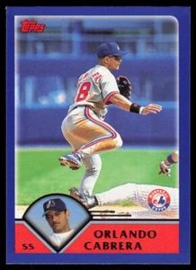2003 Topps 91 Orlando Cabrera Montreal Expos - Picture 1 of 2