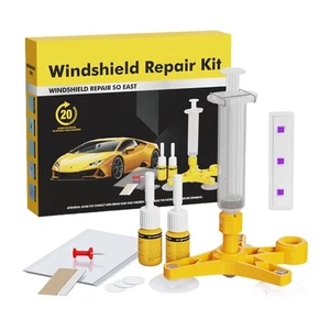 Windshield Chip Repair Kit Windshield Repair Liquid Kit Automotive Tool UV Lamp - Picture 1 of 8