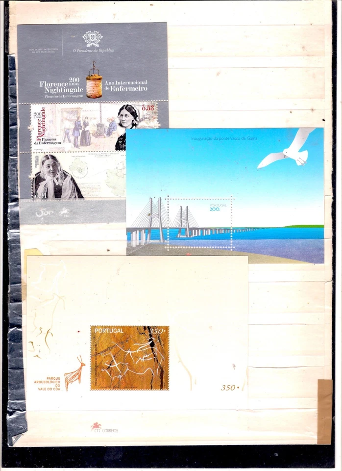 PORTUGAL, 1998-2020, MNH , 2 Souvenir sheets Nr, 194-206- block w/stamps 5317-18 - Image 1 of 1