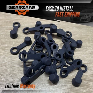 25 Pack Brake Bleeder Screw Caps Grease Zerk Fitting Cap Rubber Dust Cover Black - Bild 1 von 16