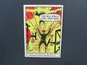 Juego de cartas de ruptura Donruss Marvel Super Heroes 1966 #53 Incredible Hulk - Imagen 1 de 7