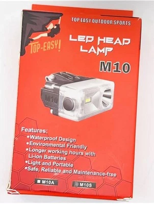 LED Head Lamp ( M10 ) Top Easy Outdoor Sports (1500mah / 3.7V) - Image 1 of 2