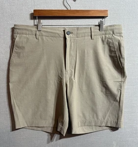 Pantalones Cortos Faherty Todo el Día Para Hombre 38 Tostado Rendimiento Elástico Chino 9" Entrepierna - Imagen 1 de 8