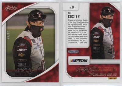 2021 Panini Chronicles Absolute Red /99 Cole Custer #14 - Image 1 of 2