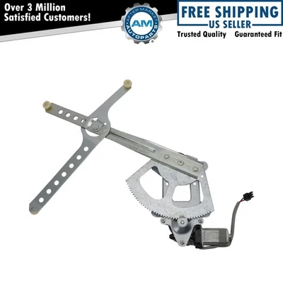 Power Window Regulator w/ Motor Front Passenger Side Right for Chevy GMC Truck - Image 1 of 4