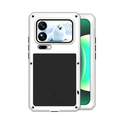 LOVE MEI 大猩猩玻璃金属户外防水外壳 保护套 适合小米 17 Pro Max — 第 1/4 张图片