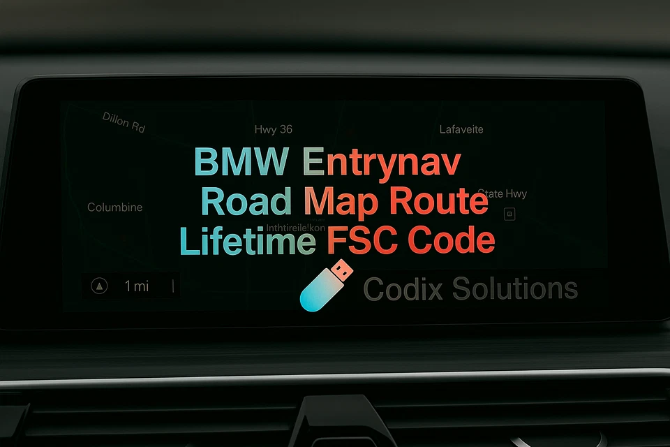 BMW & MINI Europe West EntryNav Route 2025 Road  Map Update - Lifetime FSC Code - Bild 1 von 1