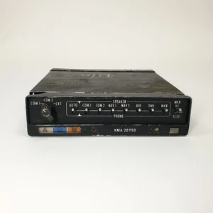 King KMA 20 Marker Beacon Receiver P/N 066-1024-16 w/ Tray PARTS/REPAIR - Picture 1 of 9