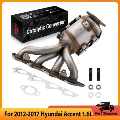 Catalytic Converter Stainless Steel Direct-Fit for 2012 - 2016 Kia Rio L4 1.6L - Image 1 of 4