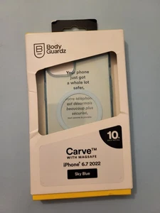 Neu BodyGuardz Carve Case mit Magsafe für iPhone 14 Pro Max 6,7" 2022 - Blau - Bild 1 von 3