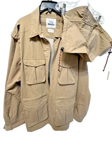 Chaqueta de Campo Beretta Hombre 48 Caqui Impermeable Caza Exterior Lluvia con Capucha - Imagen 1 de 14