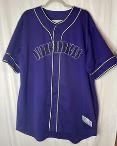 Vintage Arizona Diamondbacks Purple True Fan Jersey Size XL Mens Baseball Jersey - Picture 1 of 6