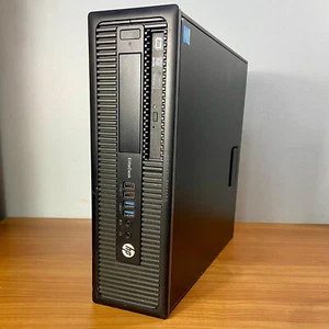 HP EliteDesk 800 G1 SFF Desktop PC i7-4770 16GB RAM 512GB HDD DVDRW Win 10 - Picture 1 of 5
