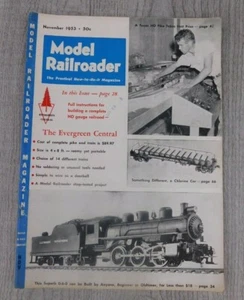 Model Railroader NOV 1953 Vol. 20 No. 11 Trains Hobbies Mancave Vintage Magazine - Picture 1 of 4