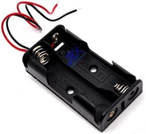 2X AA DIY Battery Holder Case Box Base 3V Volt PCB Mount with Bare Wire Ends - Picture 1 of 1