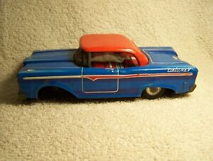 TIN TOY 1960'S JAPAN-MAKER-UNKNOWN-1960 FORD EDSEL-MISSING PARTS.
