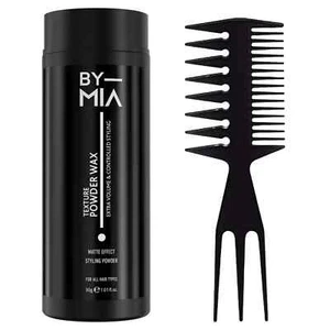 BY MIA Hair Styling Powder Dust Wax & Volume Mattifying+ Hair Styling Comb - Picture 1 of 2