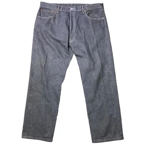 Jeans Levis 501 Botón Mosca Para Hombre Talla 38x30 Gris Denim Calce Recto - Imagen 1 de 8