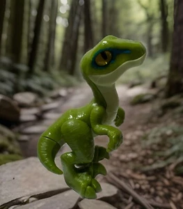 2017 Imaginext Mattel Jurassic World Raptor Dinosaur 3” Toy Poseable Figure - Picture 1 of 9