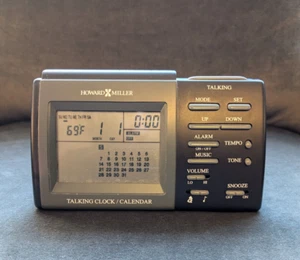 Howard Miller Talking Clock / Calendar Model #645-297 - good used condition - Picture 1 of 2