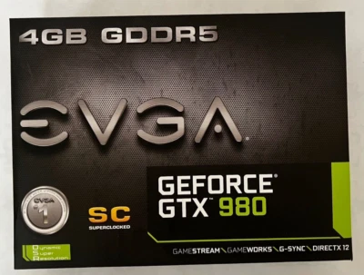 EVGA GeForce GTX 980 SC GAMING 4GB GDDR5 PCI Express Video Card (04G-P4-2982-KR) - Image 1 of 4
