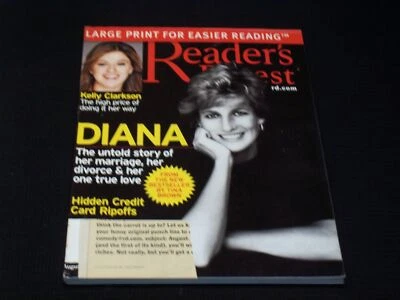 2007 AUGUST READER'S DIGEST LARGE PRINT MAGAZINE - PRINCESS DIANA COVER - E 4467 - Image 1 of 2