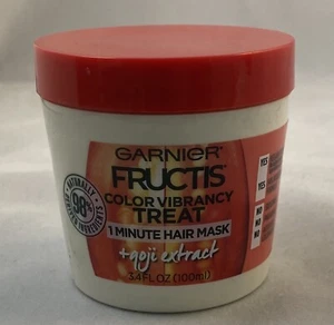 Garnier Fructis Color Vibrancy Treat 1 Minute Haarmaske Goji Extrakt 3,4 Oz. - Bild 1 von 4