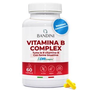 Bandini® Vitamina B Complex - 60 Capsule (Vegan) Integratore difese immunitarie - Foto 1 di 7
