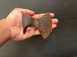 Old Vintage Hand Forged Rustic Iron Axe Hatchet / Axe Head Wood Cutter Tool F76 - Picture 1 of 15
